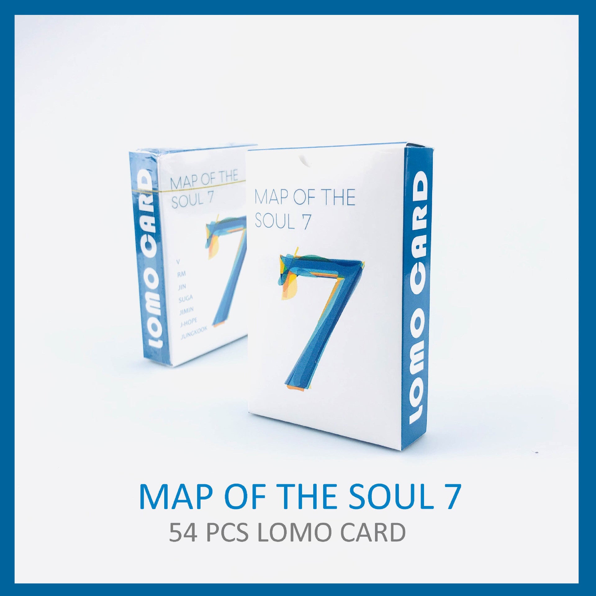 BTS' new album 54 lomo cards MAP OF THE SOUL 7 photocard postcards
