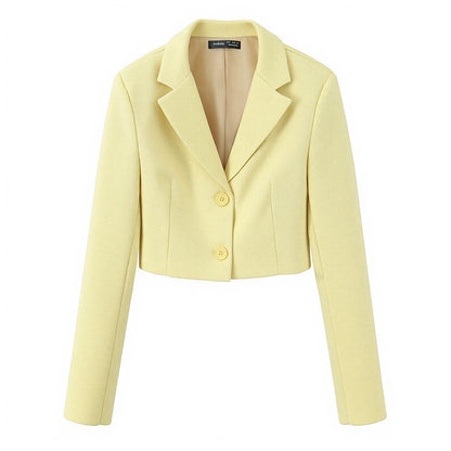 Casual Versatile Short-Sleeved Suit Jacket