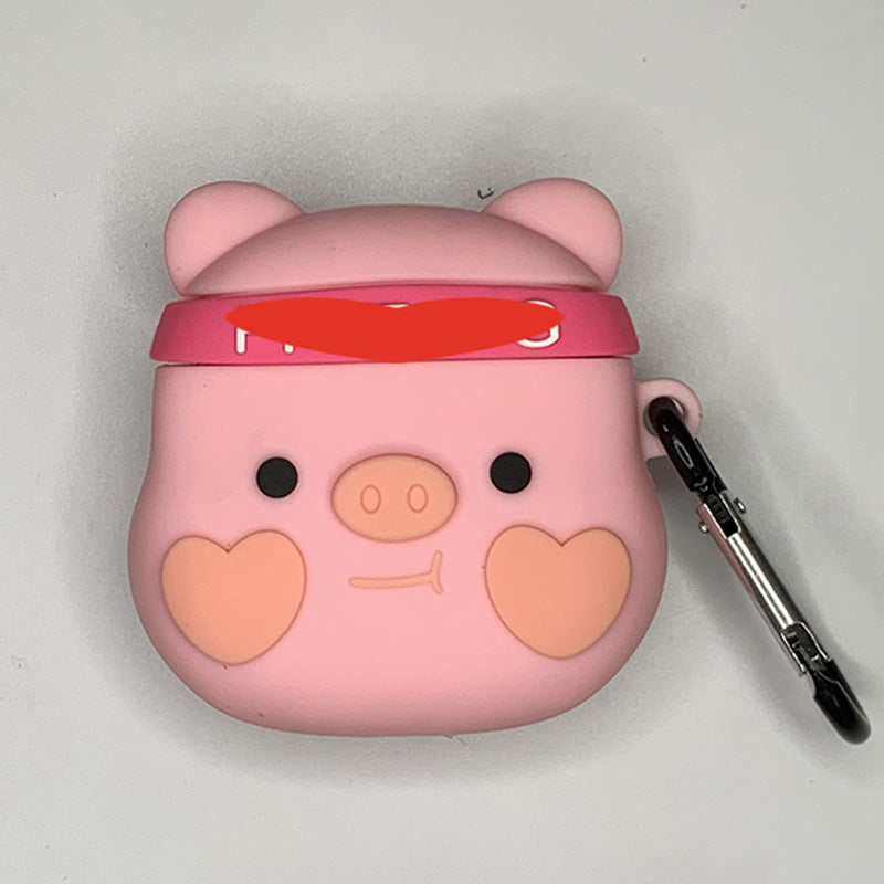 Étui de protection en silicone sans fil Bluetooth pour écouteurs AirPods 5e génération compatible avec la boîte mignonne Apple Pro 2e génération