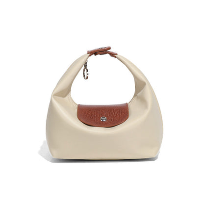 Premium Nylon Lunch Bag, Waterproof Insulated Lunch Box Tote, Handheld & Crossbody Dumpling Bag for Work, School, and Commuting
