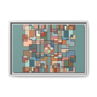Matte Canvas, Framed (Multi-color)