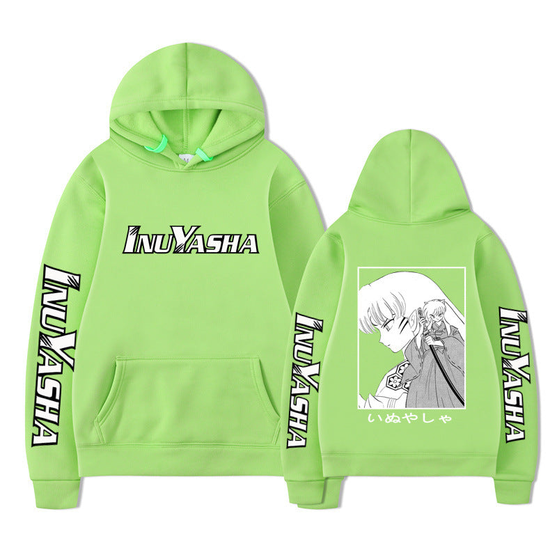 Hooded Sweatshirt with Anime Design, Casual and Creative Hoodie