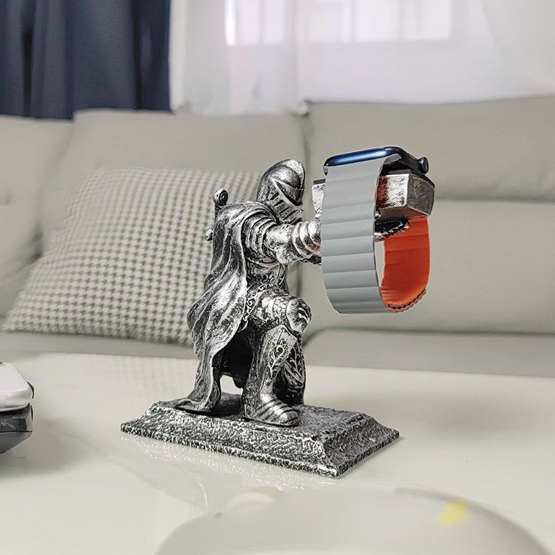 Convient pour Samsung Apple Huawei montre support intelligent support de charge Apple watch noir guerrier