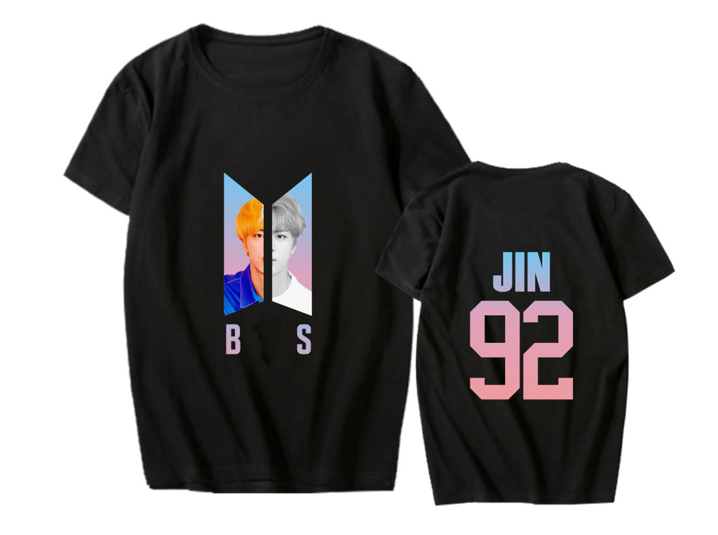 BTS LOVE YOURSELF World Tour Around The Support Clothes With The Same Short-Sleeved T-Shirt