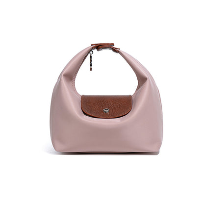 Premium Nylon Lunch Bag, Waterproof Insulated Lunch Box Tote, Handheld & Crossbody Dumpling Bag for Work, School, and Commuting
