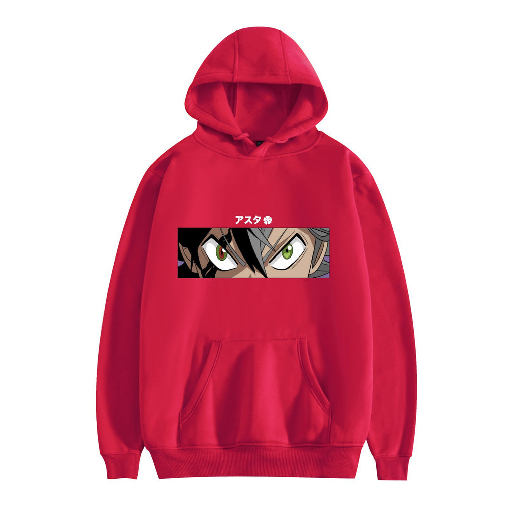 Black Clover Anime Cartoon Hooded Sweatshirt
