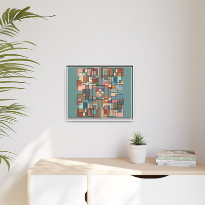 Matte Canvas, Framed (Multi-color)