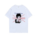 Anime solid color short sleeved t-shirt