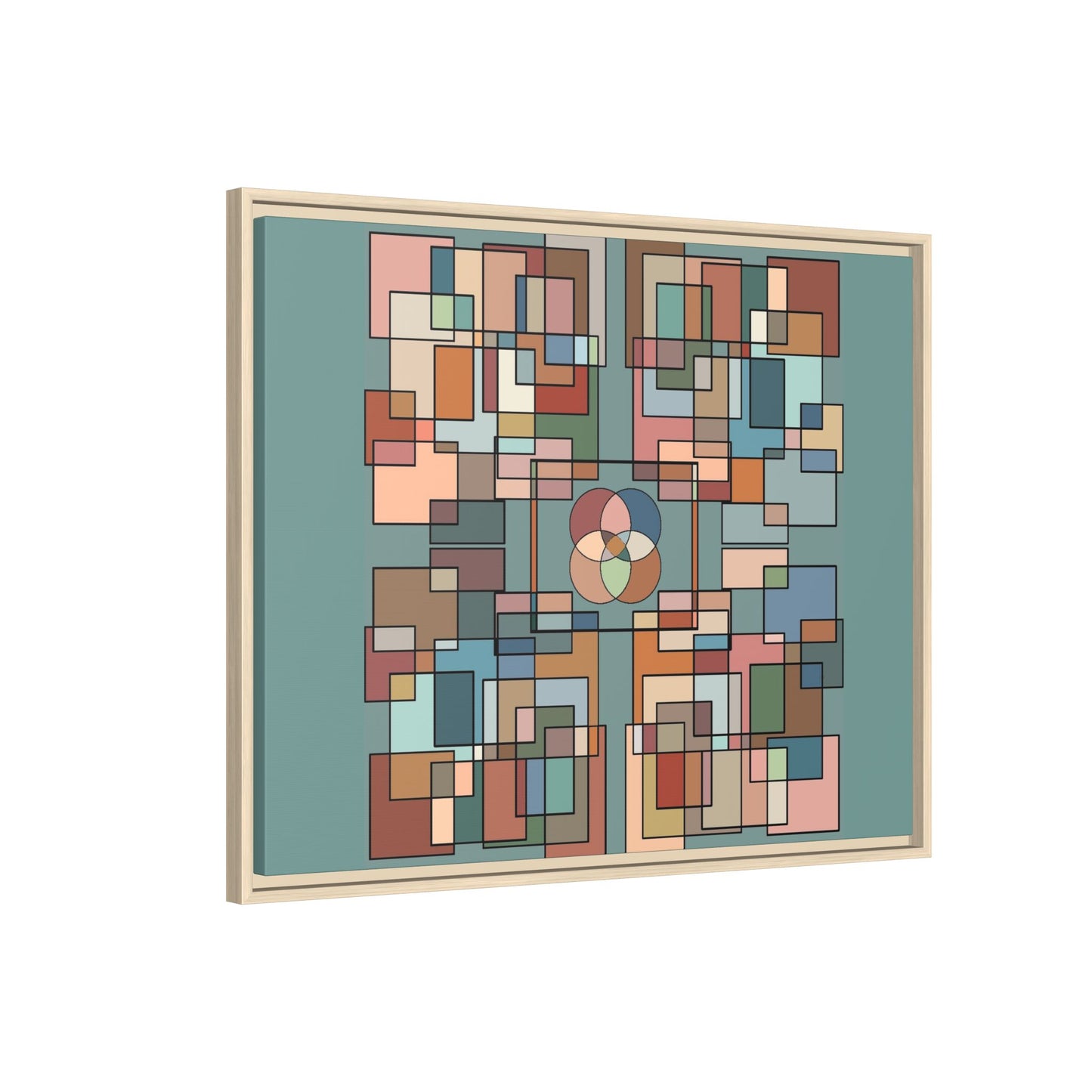 Matte Canvas, Framed (Multi-color)