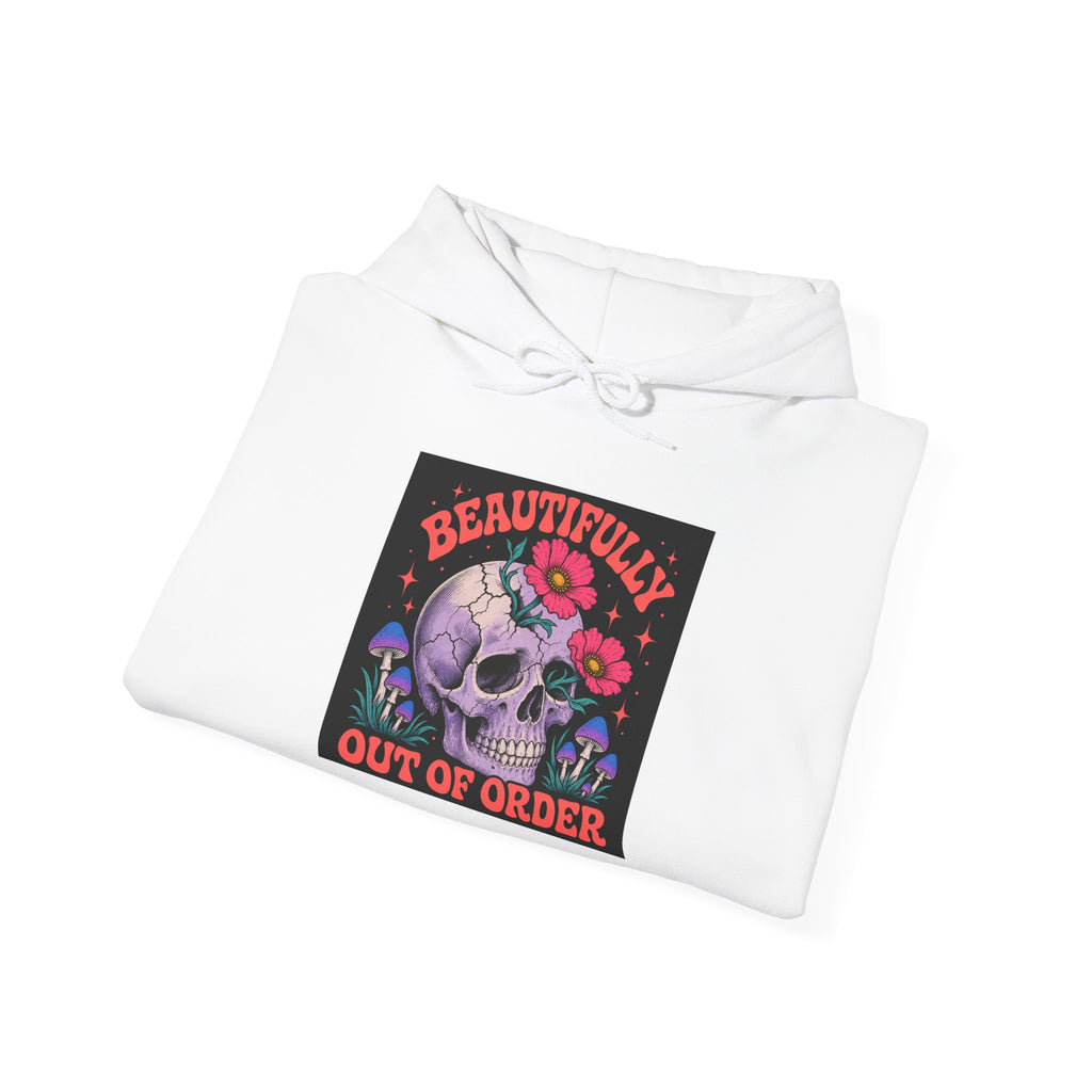 Darkwave Band Hoodie — 'Dead Quiet' Retro Goth Graphic Pullover