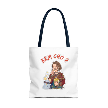 Tote Bag — 'Kem Cho?' Illustrative Gujarati Greeting Tote