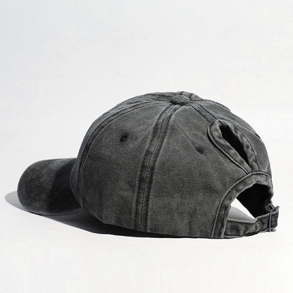 Curved Brim Snapback Hat for Women Outdoor Sports Sun Hat
