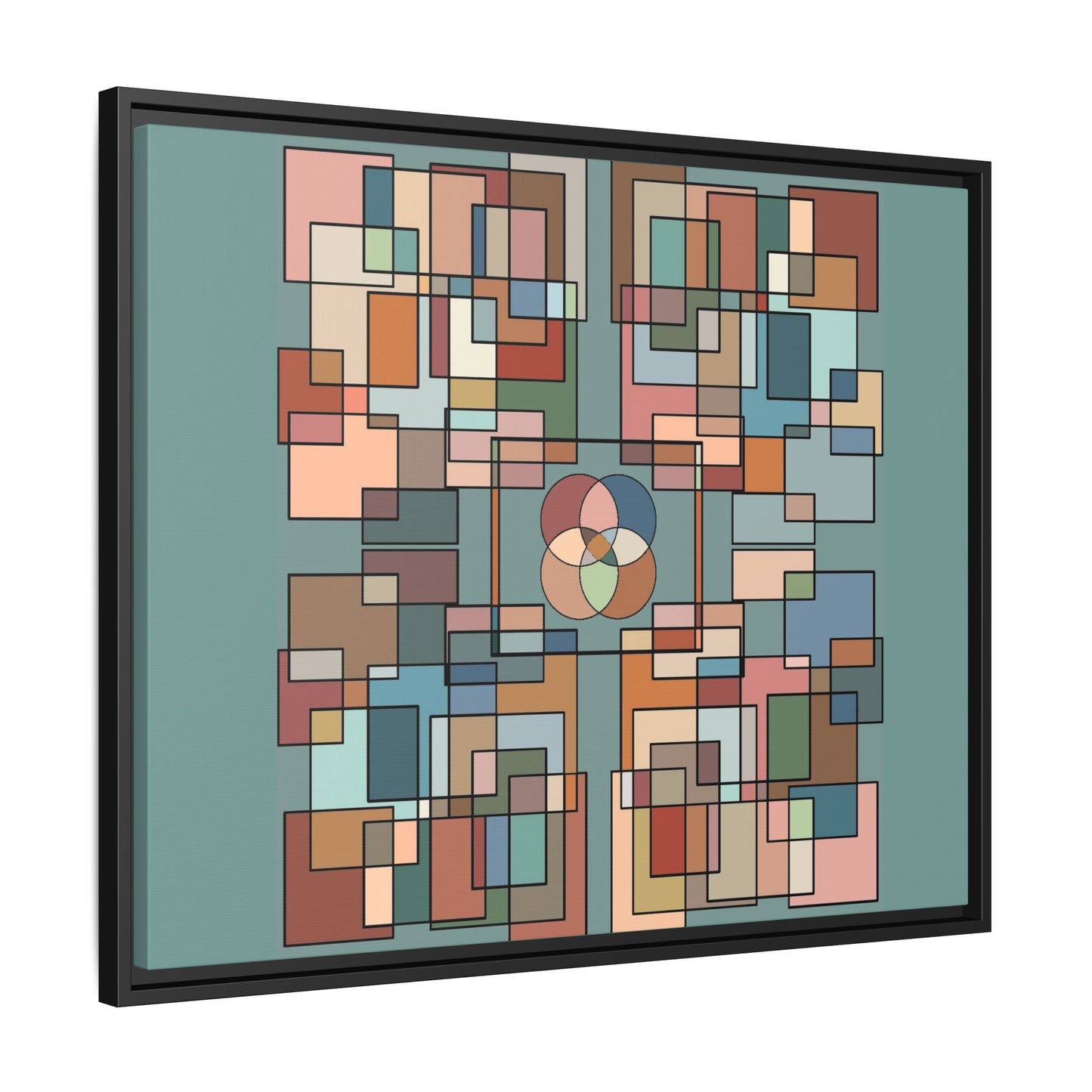 Matte Canvas, Framed (Multi-color)