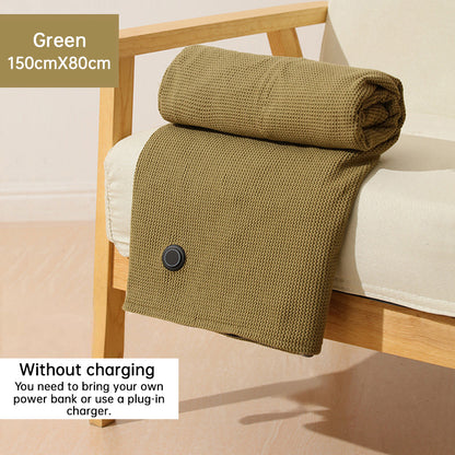 Copy of Portable USB electric blanket with 3 heat settings, machine washable design. Ideal for home, office, or travel use.