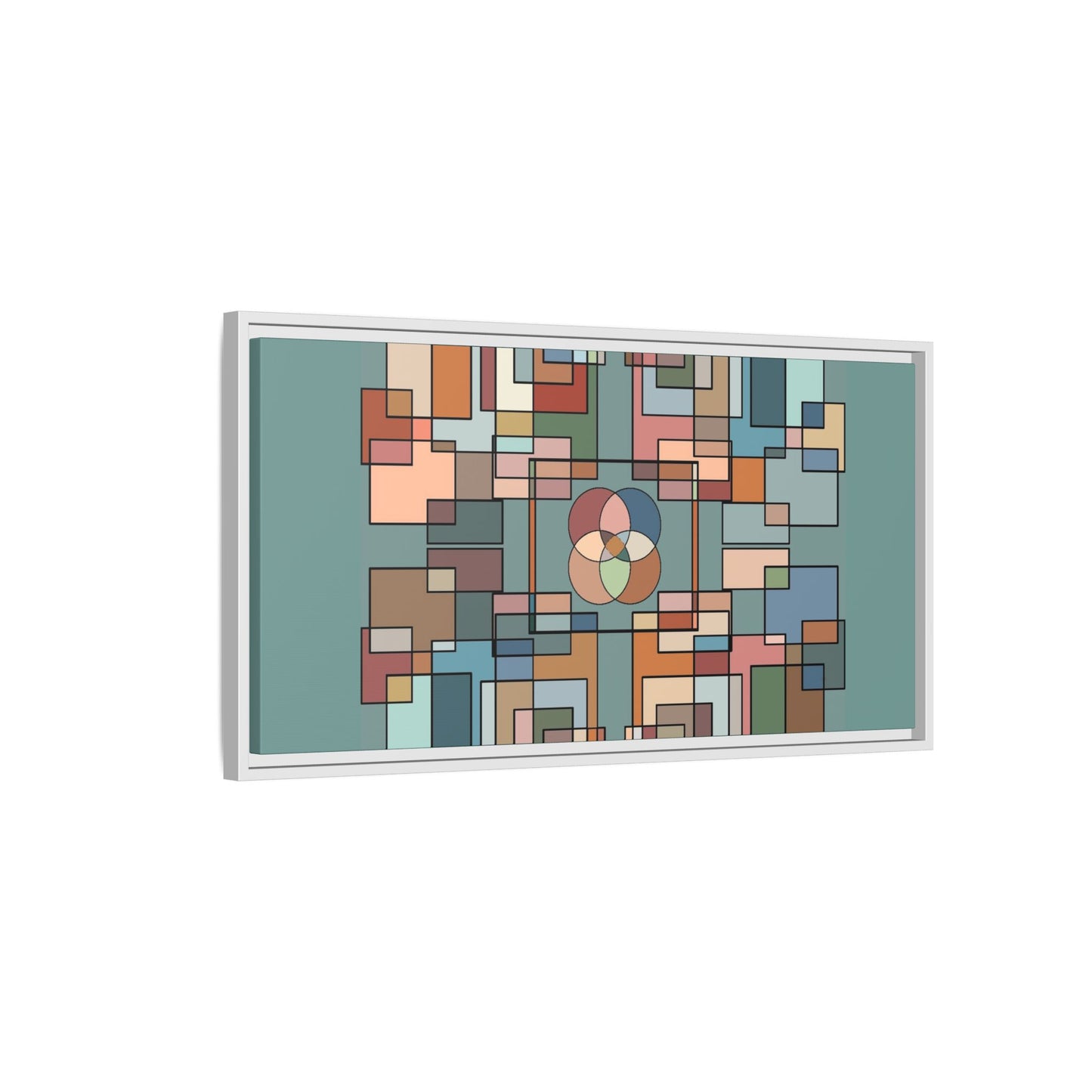 Matte Canvas, Framed (Multi-color)
