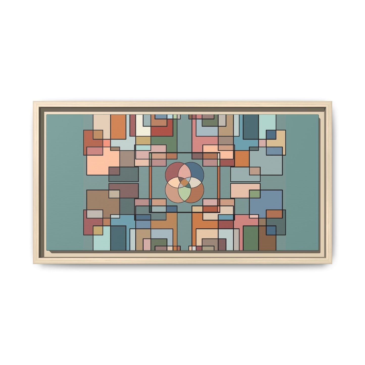 Matte Canvas, Framed (Multi-color)