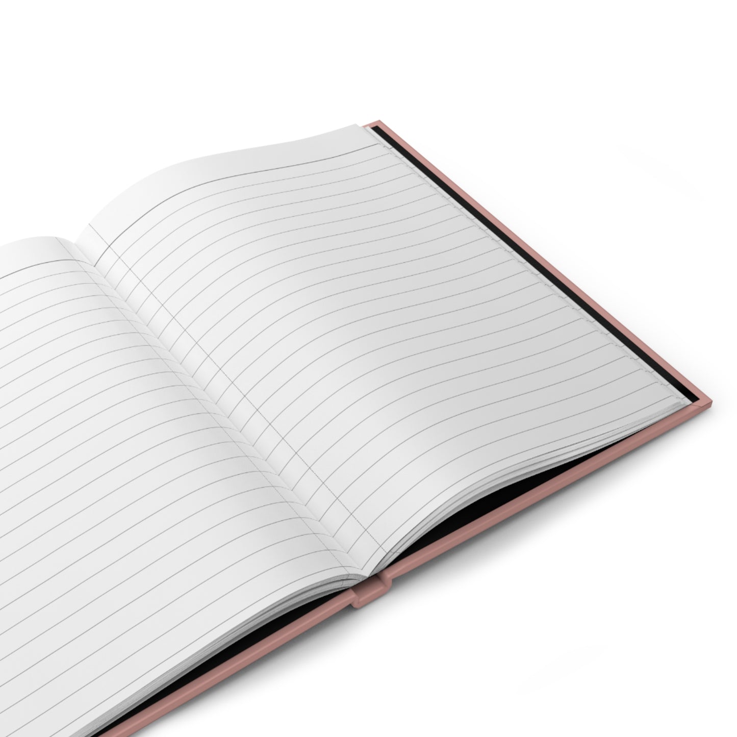 Hardcover Journal — Cute Fox & Cat 'Stay Grounded' Matte Notebook for Self-Care, Gratitude, Gift