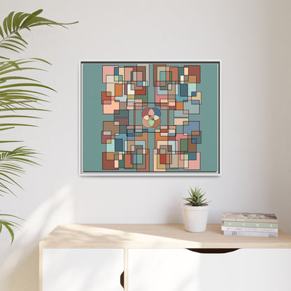 Matte Canvas, Framed (Multi-color)