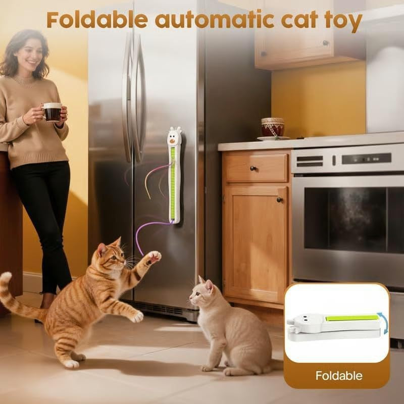 Jouet pour chat à corde volante et mouvement automatique