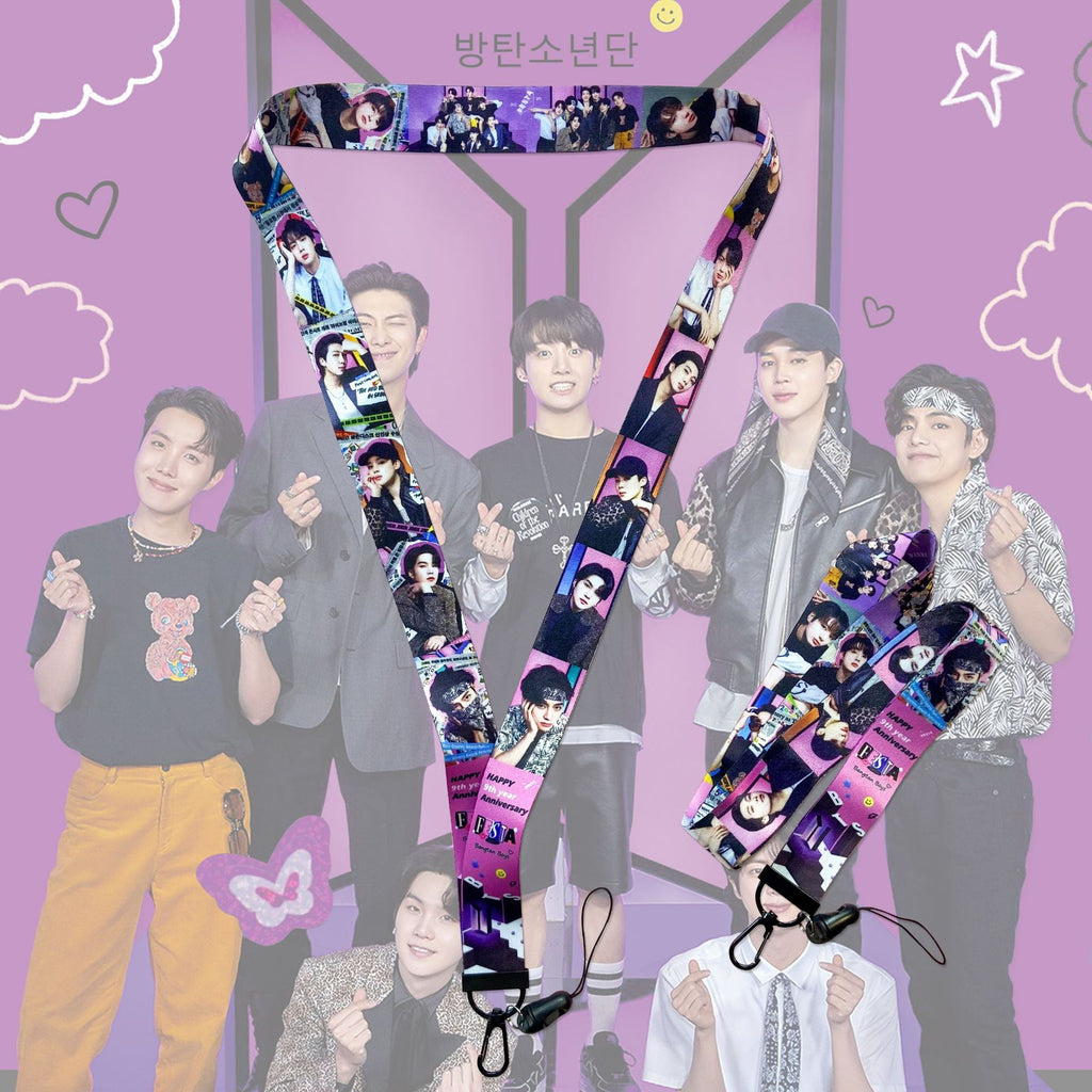 BTS new album "Proof" Lanyard 9th Anniversary Park Jimin Peripheral Ornament Mobile Lanyard