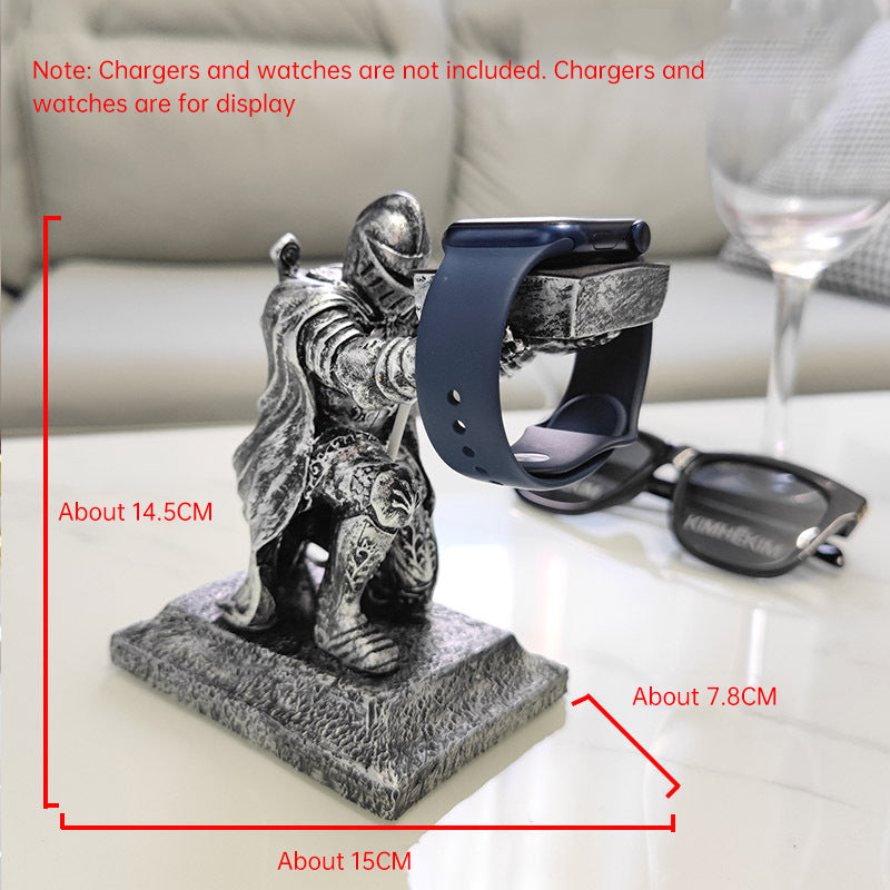 Convient pour Samsung Apple Huawei montre support intelligent support de charge Apple watch noir guerrier