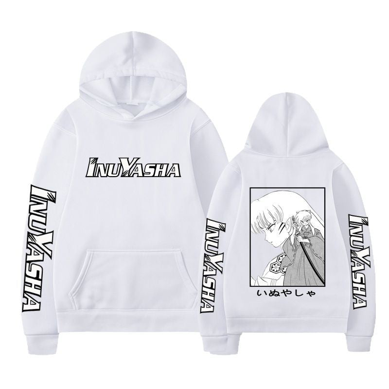 Hooded Sweatshirt with Anime Design, Casual and Creative Hoodie