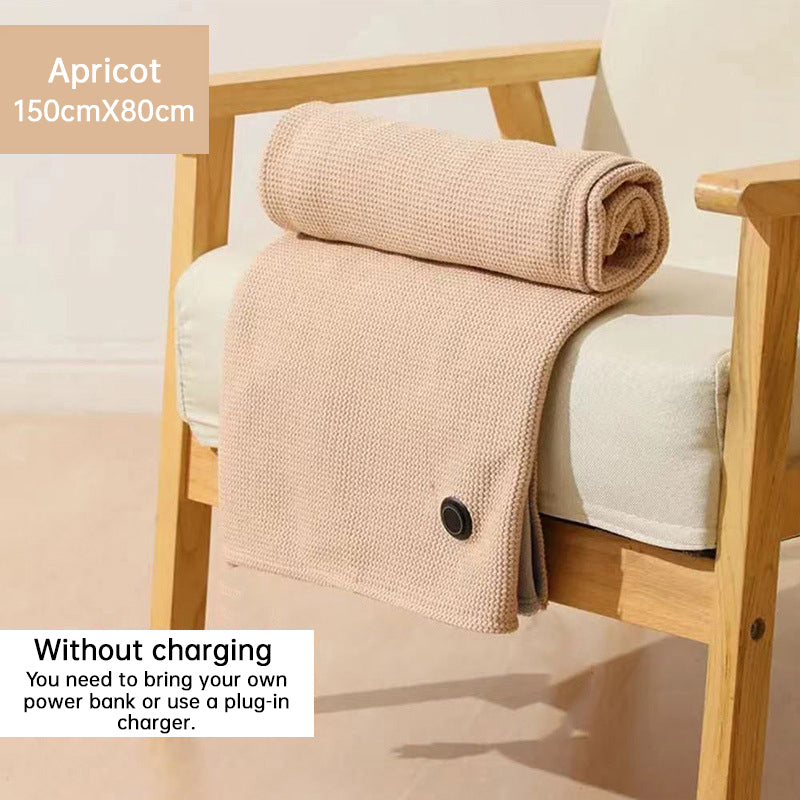 Copy of Portable USB electric blanket with 3 heat settings, machine washable design. Ideal for home, office, or travel use.