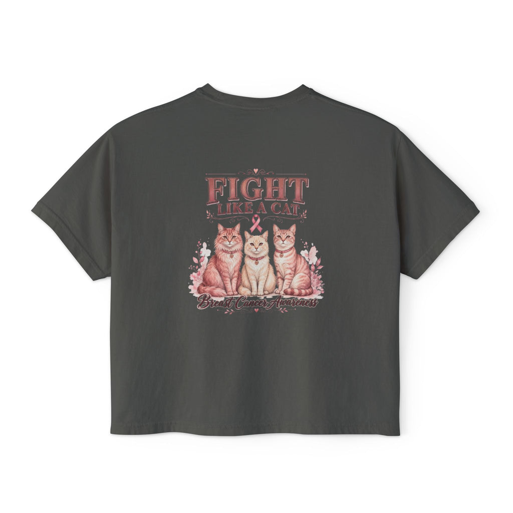 Halloween Pumpkin Ghost Floral Boxy Tee