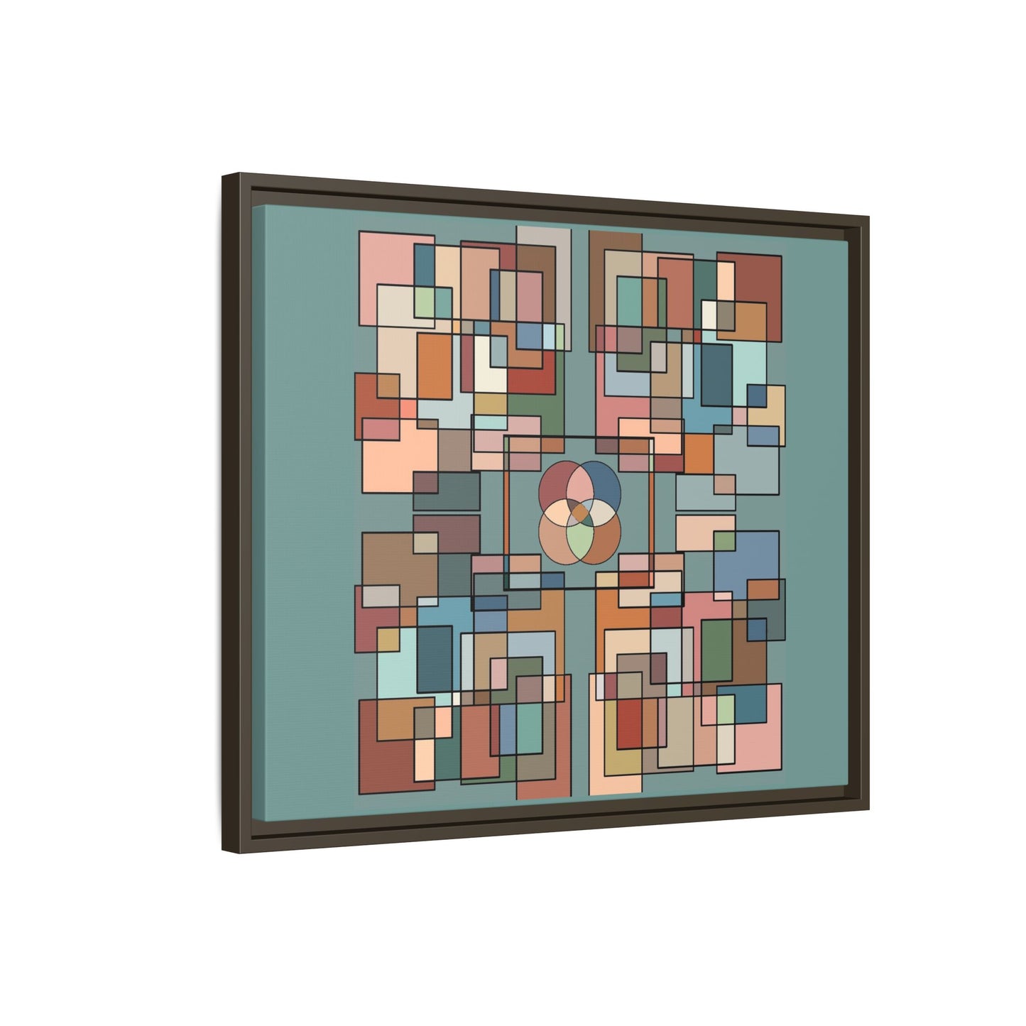 Matte Canvas, Framed (Multi-color)