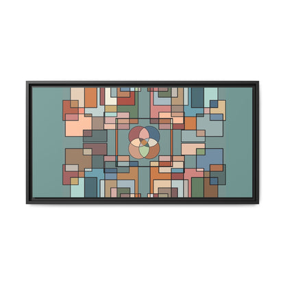 Matte Canvas, Framed (Multi-color)