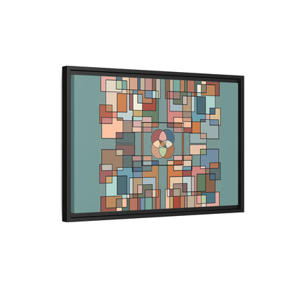 Matte Canvas, Framed (Multi-color)