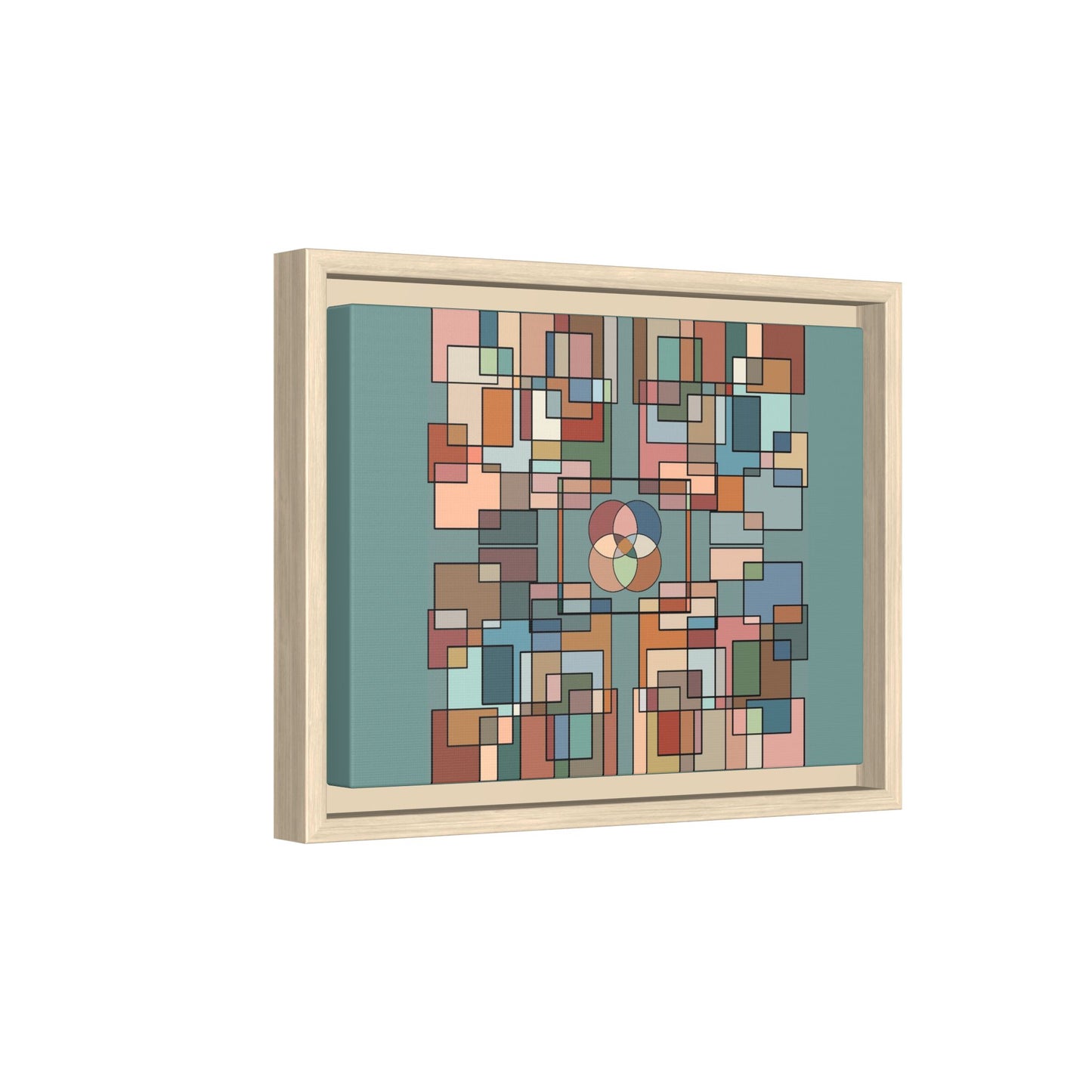 Matte Canvas, Framed (Multi-color)