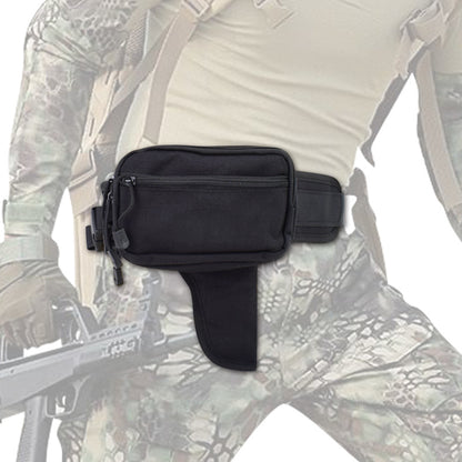 Tactical Gun Holster Waist Pack for Glock & 1911 – EDC Concealed Pistol Belt Pouch for 9mm, Hunting & CS Airsoft Gear