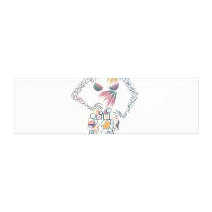 Fashion Silhouette Car Magnet — Colorful Abstract Dress Art