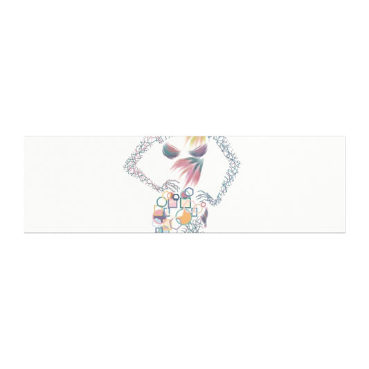 Fashion Silhouette Car Magnet — Colorful Abstract Dress Art
