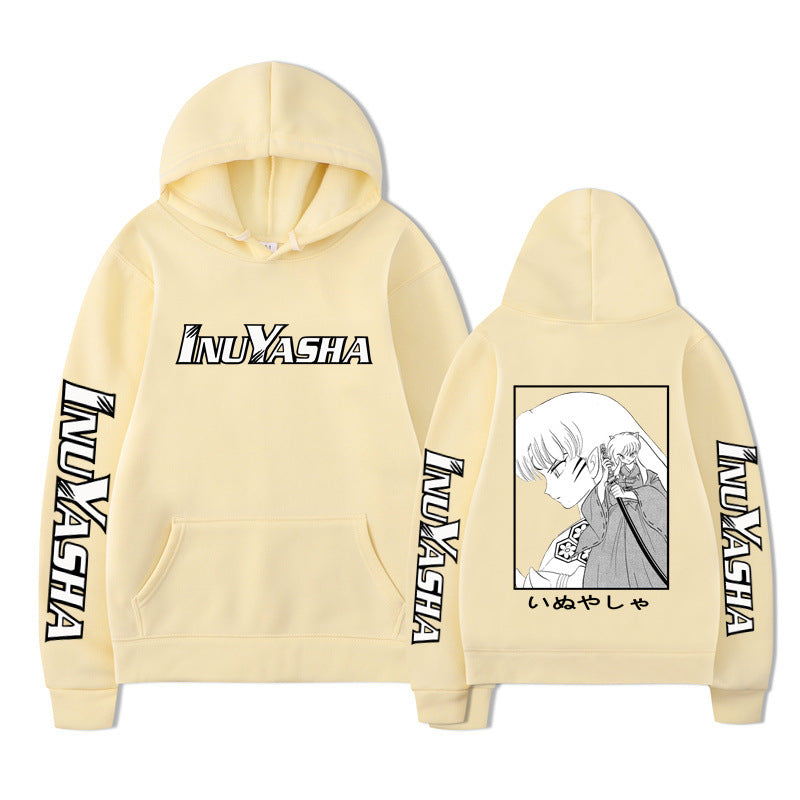 Hooded Sweatshirt with Anime Design, Casual and Creative Hoodie