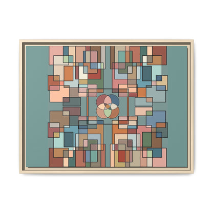 Matte Canvas, Framed (Multi-color)