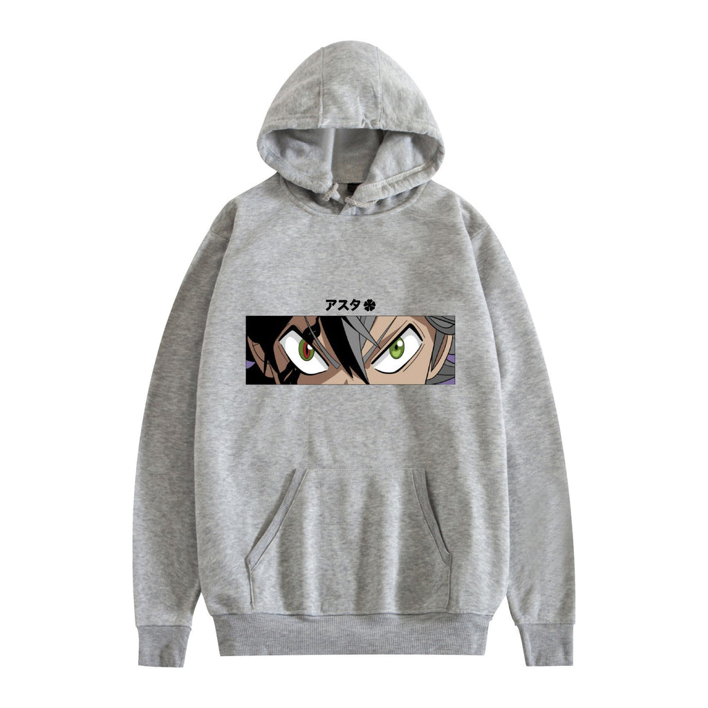 Black Clover Anime Cartoon Hooded Sweatshirt