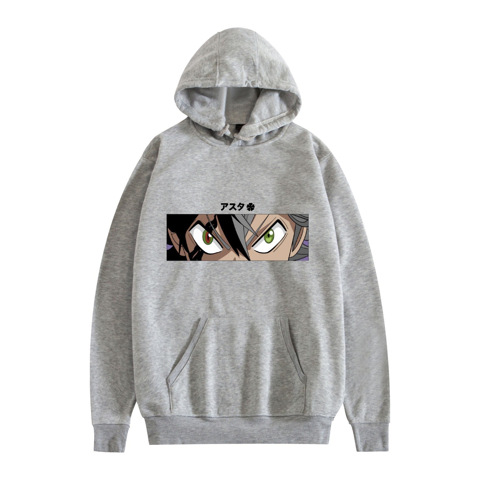 Black Clover Anime Cartoon Hooded Sweatshirt