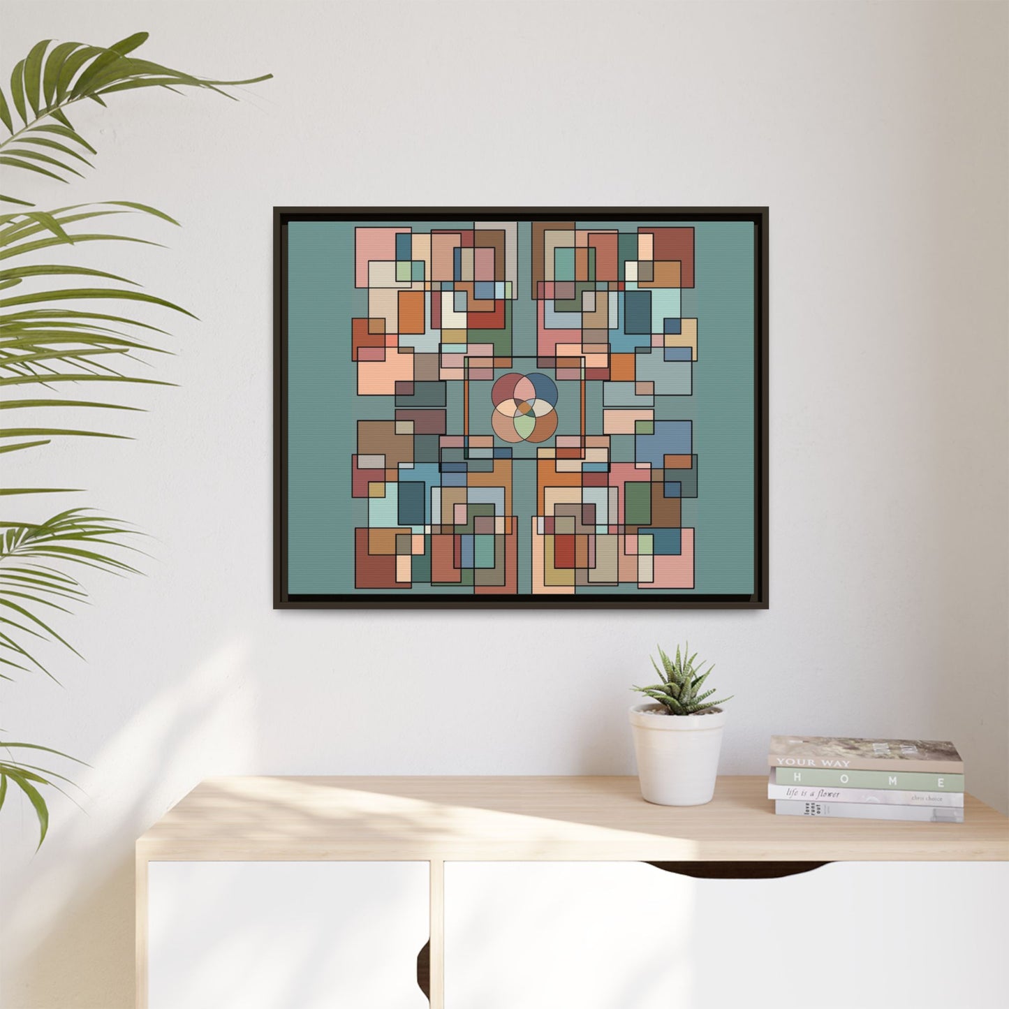 Matte Canvas, Framed (Multi-color)