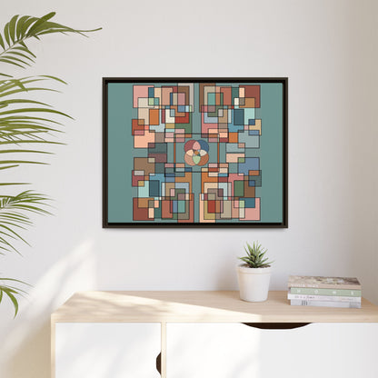 Matte Canvas, Framed (Multi-color)