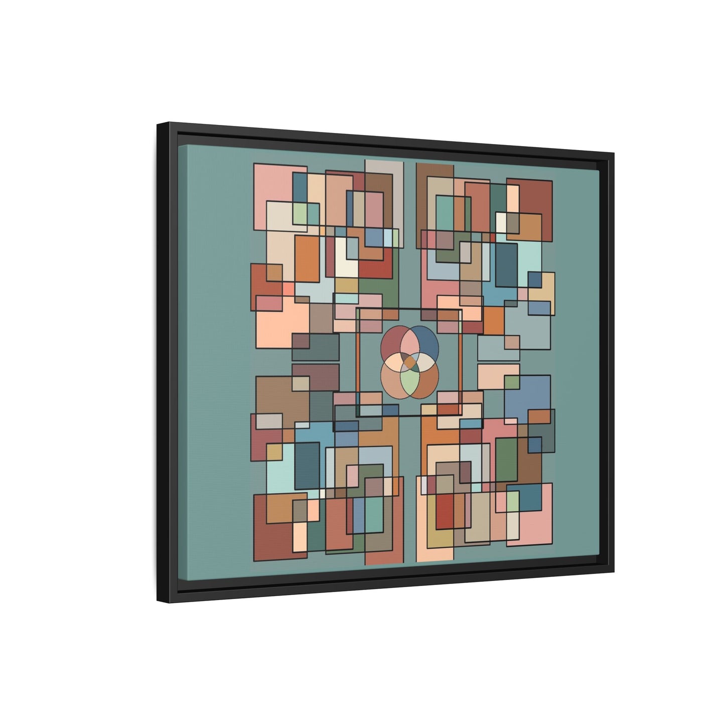 Matte Canvas, Framed (Multi-color)