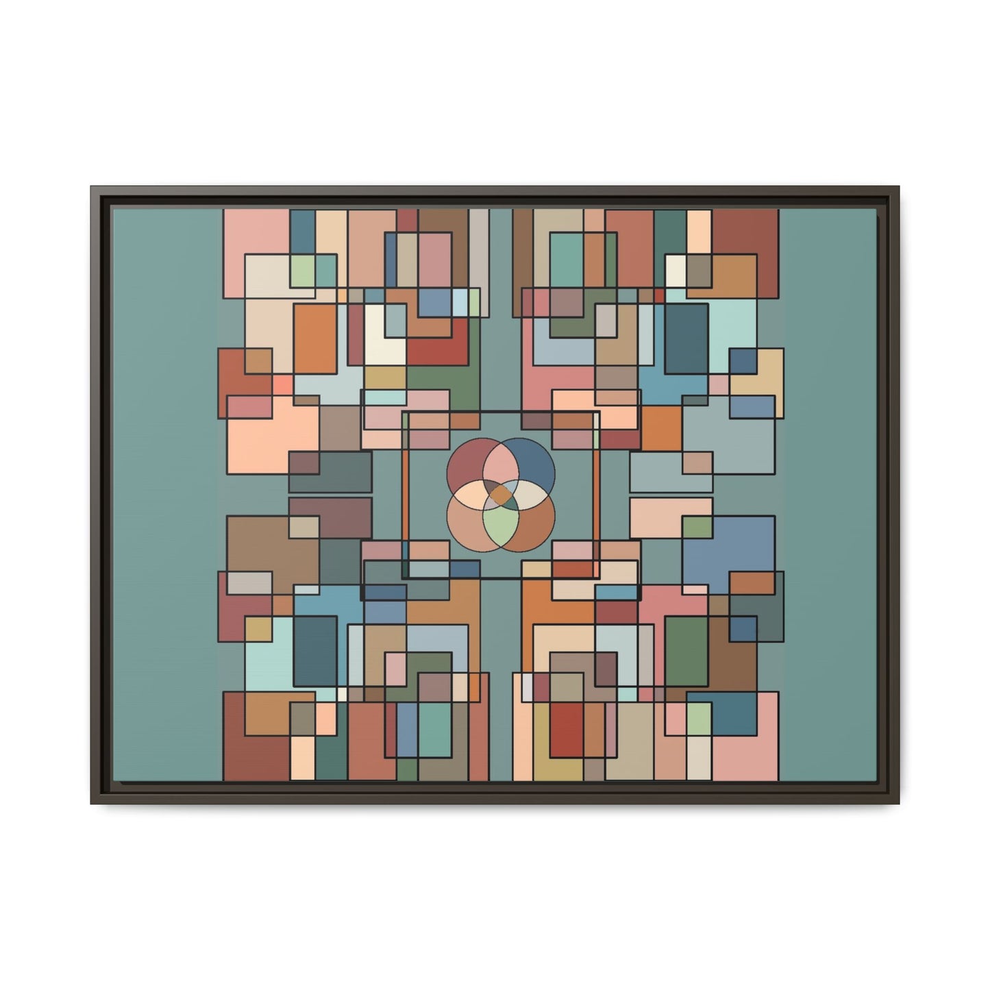 Matte Canvas, Framed (Multi-color)
