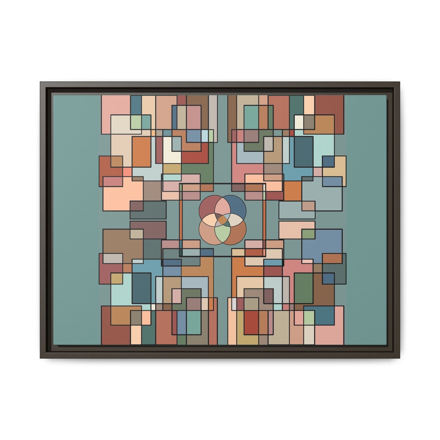 Matte Canvas, Framed (Multi-color)