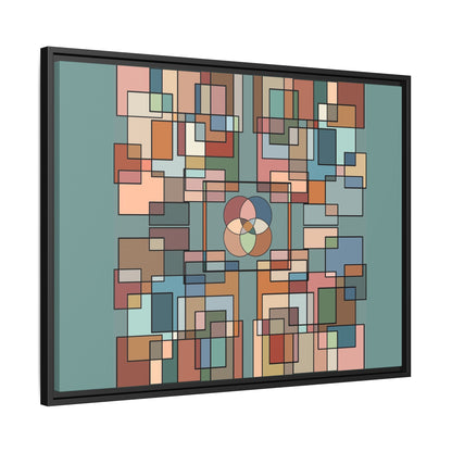 Matte Canvas, Framed (Multi-color)