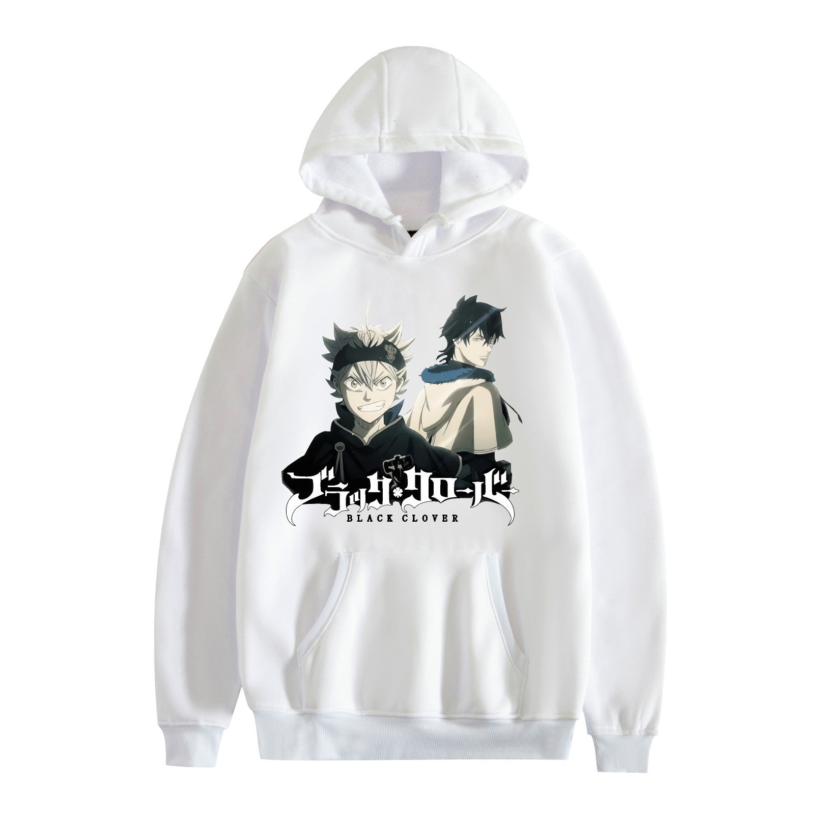 Black Clover Anime Cartoon Hooded Sweatshirt
