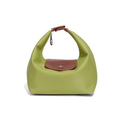 Premium Nylon Lunch Bag, Waterproof Insulated Lunch Box Tote, Handheld & Crossbody Dumpling Bag for Work, School, and Commuting