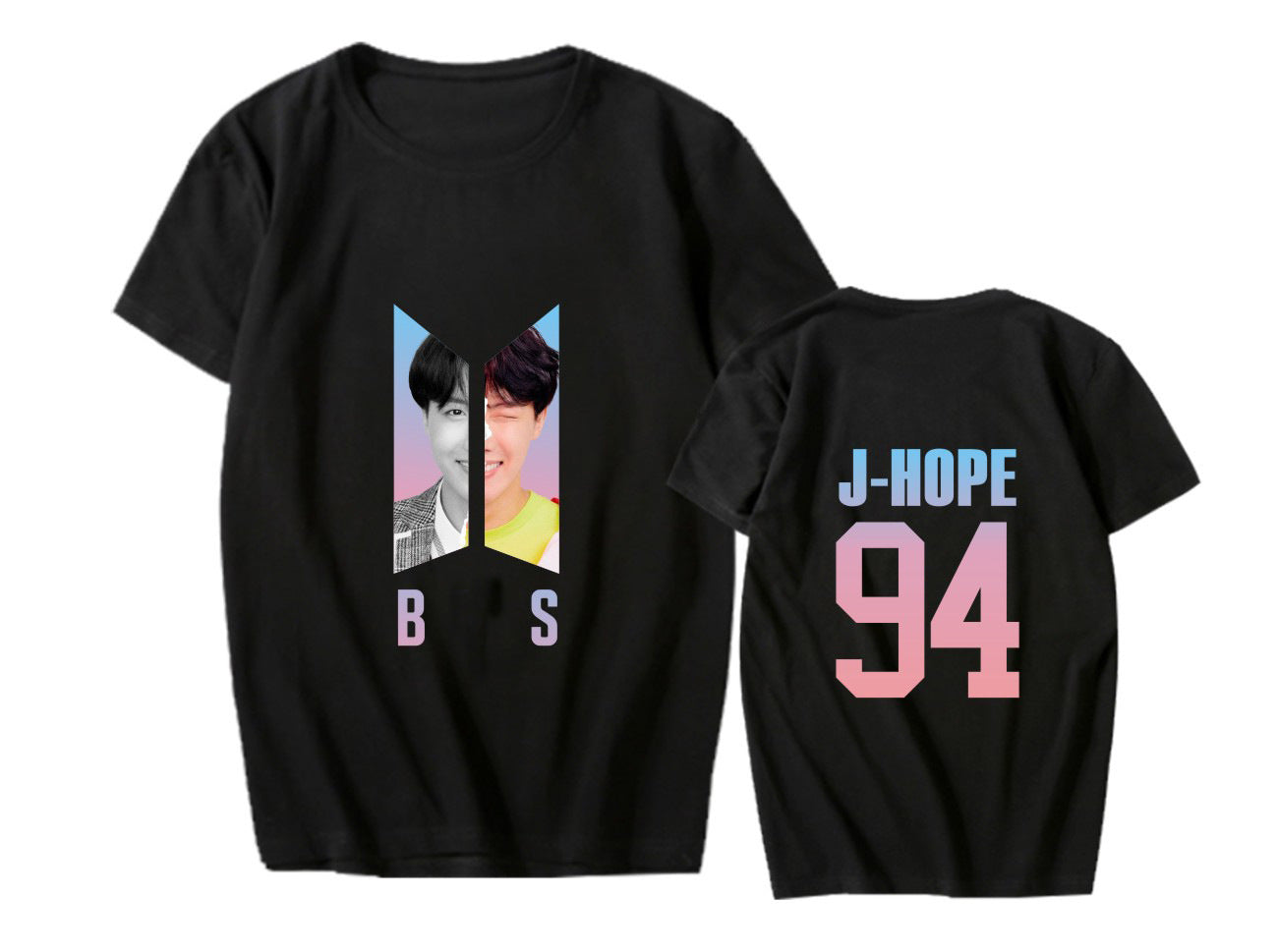 BTS LOVE YOURSELF World Tour Around The Support Clothes With The Same Short-Sleeved T-Shirt
