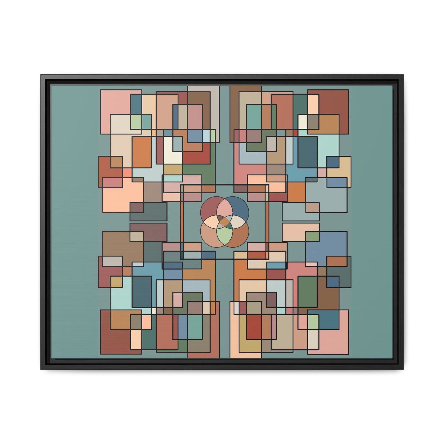 Matte Canvas, Framed (Multi-color)