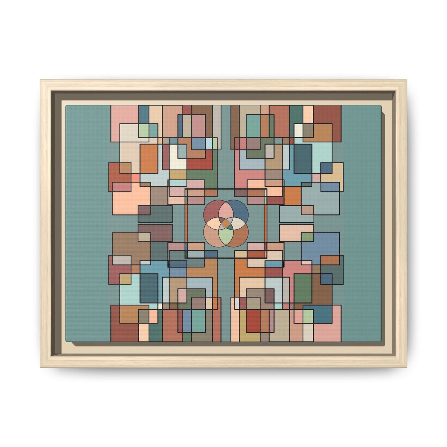 Matte Canvas, Framed (Multi-color)
